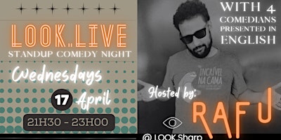 Imagem principal do evento LOOK.Live STANDUP COMEDY Night @ LOOK.Sharp