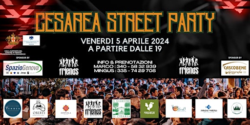 Image principale de Cesarea Street Party by Friends