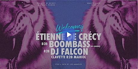 Étienne de Crécy b2b DJ Falcon b2b Boombass