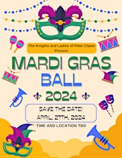 Knights and Ladies of Peter Claver is hosting a Mardi Gras Ball