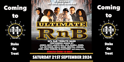 Immagine principale di Ultimate RnB live at Eleven Stoke 