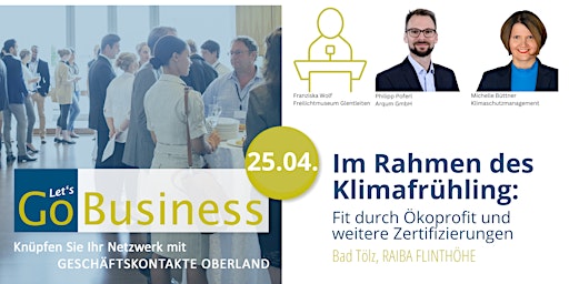 Immagine principale di GO Business Netzwerken No 212: Fit durch Ökoprofit & Zertifizierungen 