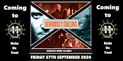 Immagine principale di Seriously Collins live at Eleven Stoke 