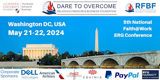 Immagine principale di Dare to Overcome National Faith@Work ERG Conference 