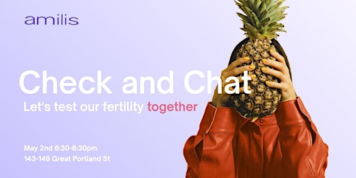 Check and Chat: The Fertility Testing Event! primary image