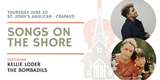Primaire afbeelding van Songs on the Shore- Crapaud- $30- Festival of Small Halls