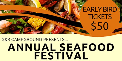 Imagem principal do evento ANNUAL SEAFOOD FESTIVAL- G&R CAMPGROUND