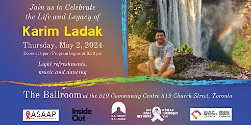 Imagen principal de Celebration of Life and Legacy: Karim Ladak