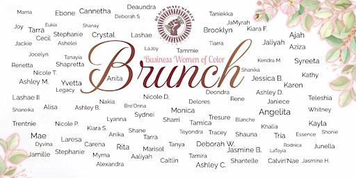 Primaire afbeelding van Business Women of Color Brunch