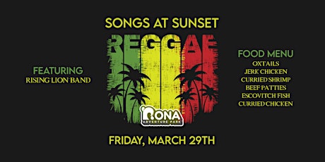 Reggae Night at Nona Adventure Park primary image