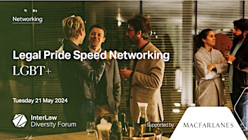 Legal Pride Speed Networking: LGBT+ primary image