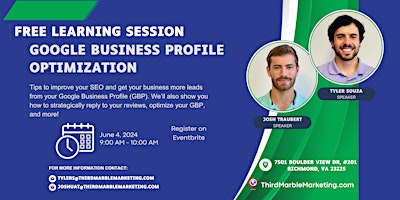 Free Google Business Profile Session primary image