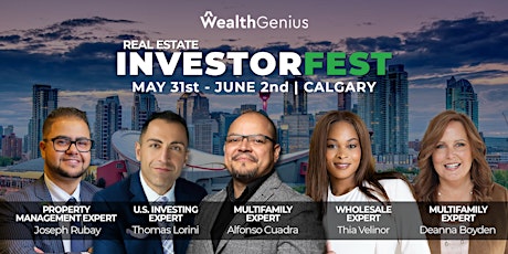 Imagem principal do evento WealthGenius Real Estate InvestorFest - Calgary AB [053124]