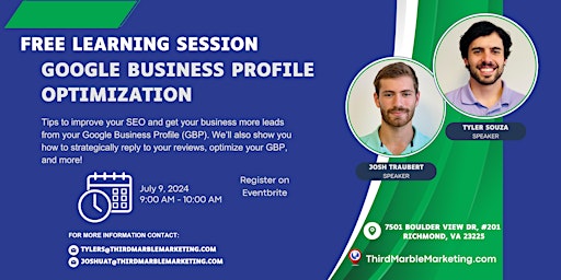 Free Google Business Profile Session primary image