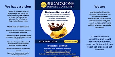 Broadstone Business Networking Group @ Broadstone golf club primary image