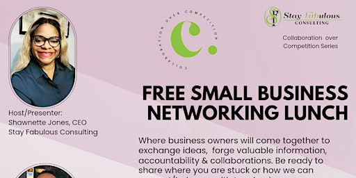 Immagine principale di FREE * Collaborative Working Small Business Lunch & Networking 