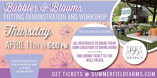 Imagem principal de Bubbles & Blooms Potting Workshop