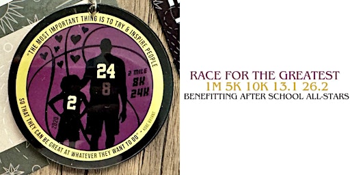 Hauptbild für Race for the Greatest 1M 5K 10K 13.1 26.2-Save $2