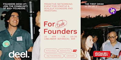 Primaire afbeelding van Founders Mesh #7 | Founders Networking Event | Startups & Scale-Ups