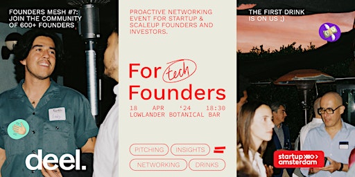 Image principale de Founders Mesh #7 | Founders Networking Event | Startups & Scale-Ups