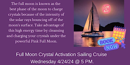 Primaire afbeelding van Full Moon Crystal Activation Sailing Cruise