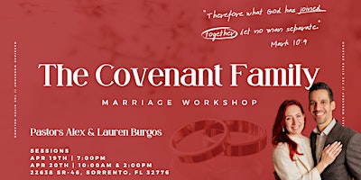 Imagem principal do evento The Covenant Family: Marriage Workshop
