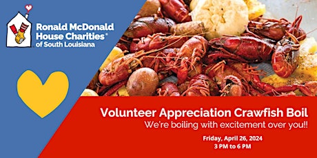 Volunteer Appreciation Crawfish Boil