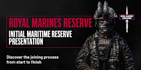 Royal Marines Reserve Recruitment Presentation (Plymouth)