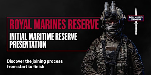 Imagem principal de Royal Marines Reserve Recruitment Presentation (Plymouth)