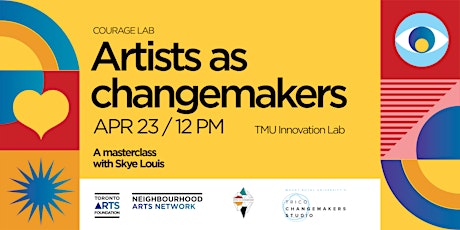 Courage Lab: Artist as Changemaker primary image