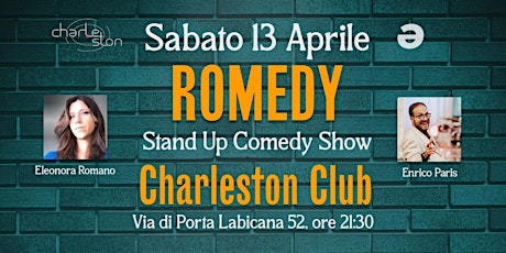 ROMEDY`~STAND UP COMEDY SHOW~CHARLESTON COMEDY CLUB