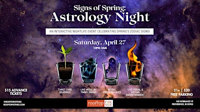 Signs of Spring: Astrology Night at the Rooftop