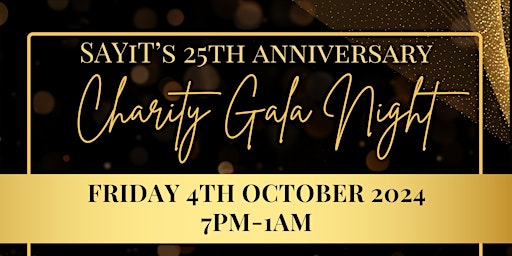 SAYiT's 25th Anniversary Charity Gala Night primary image