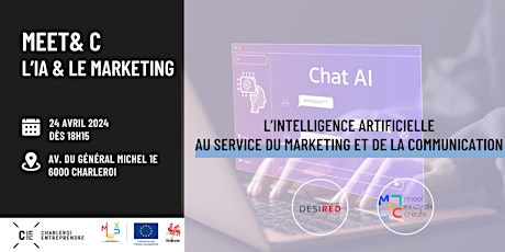 Primaire afbeelding van MEET&C #2 - L'IA au service du marketing et de la communication