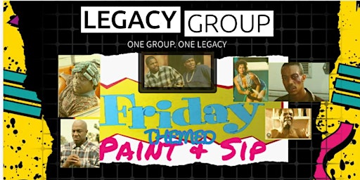 90s Movie Themed Paint & Sip- Friday primary image