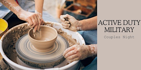 Active Duty Military Pottery Couples Night