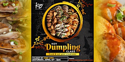 Dumpling Class at Koy Korean Fusion primary image