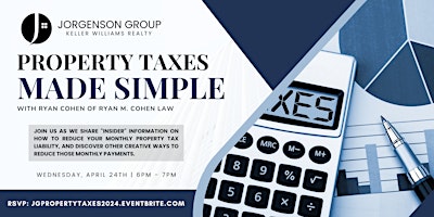 Jorgenson Group Property Taxes Webinar 2024 primary image