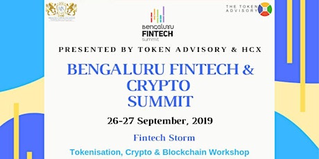 Bengaluru Crypto Summit -Digital Securities, Cryptocurrencies, Tokens 27Sep primary image