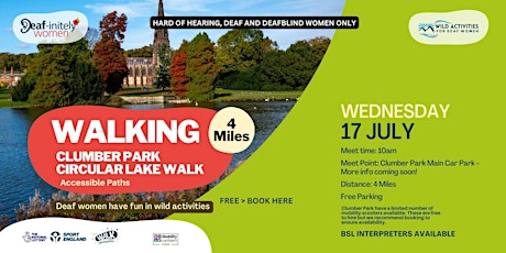 Clumber Park Circular Lake - Deaf Women Wild Activities!