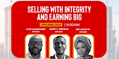 SELLING WITH INTEGRITY AND EARNING BIG !!! primary image