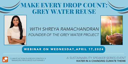 Imagen principal de Make Every Drop Count: Grey Water Reuse