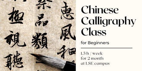 Chinese Calligraphy Class for Beginner