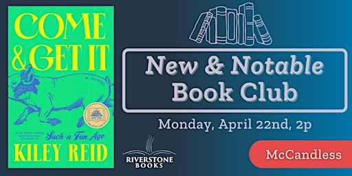 Imagen principal de New & Notable Book Club - April