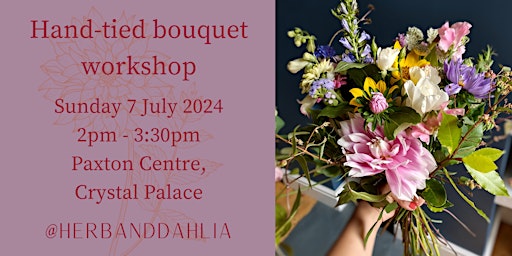 Hand-tied bouquet workshop primary image