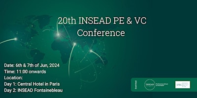 20th Annual INSEAD Private Equity & Venture Capital Conference primary image