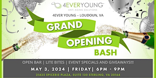 Immagine principale di 4Ever Young Loudoun Grand Opening Bash 