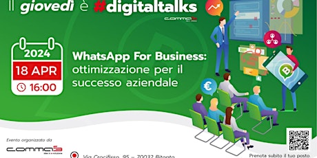 Primaire afbeelding van WhatsApp for Business - Strumenti, strategie, opportunità per le imprese