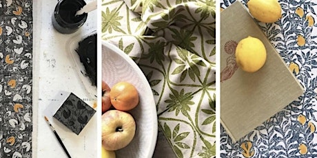 Create a repeat pattern with block printing