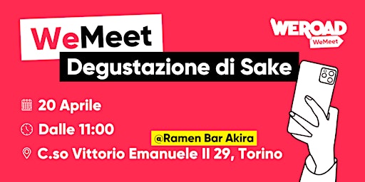 Imagem principal do evento WeMeet | Degustazione di Sake